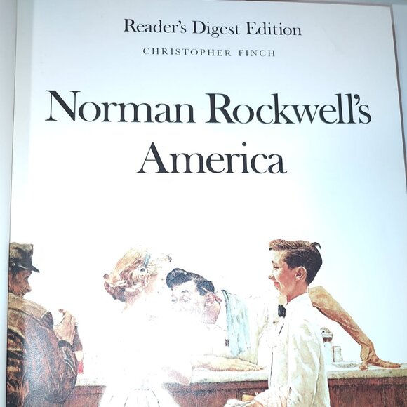 1975 Reader's Digest Norman Rockwell's America HC Book-Fair AS IS - Picture 2 of 11